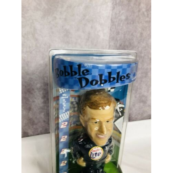 RUSTY WALLACE BOBBLE DOBBLES NASCAR MILLER LITE BOBBLEHEAD NEW SEALED 8" - Picture 2 of 9